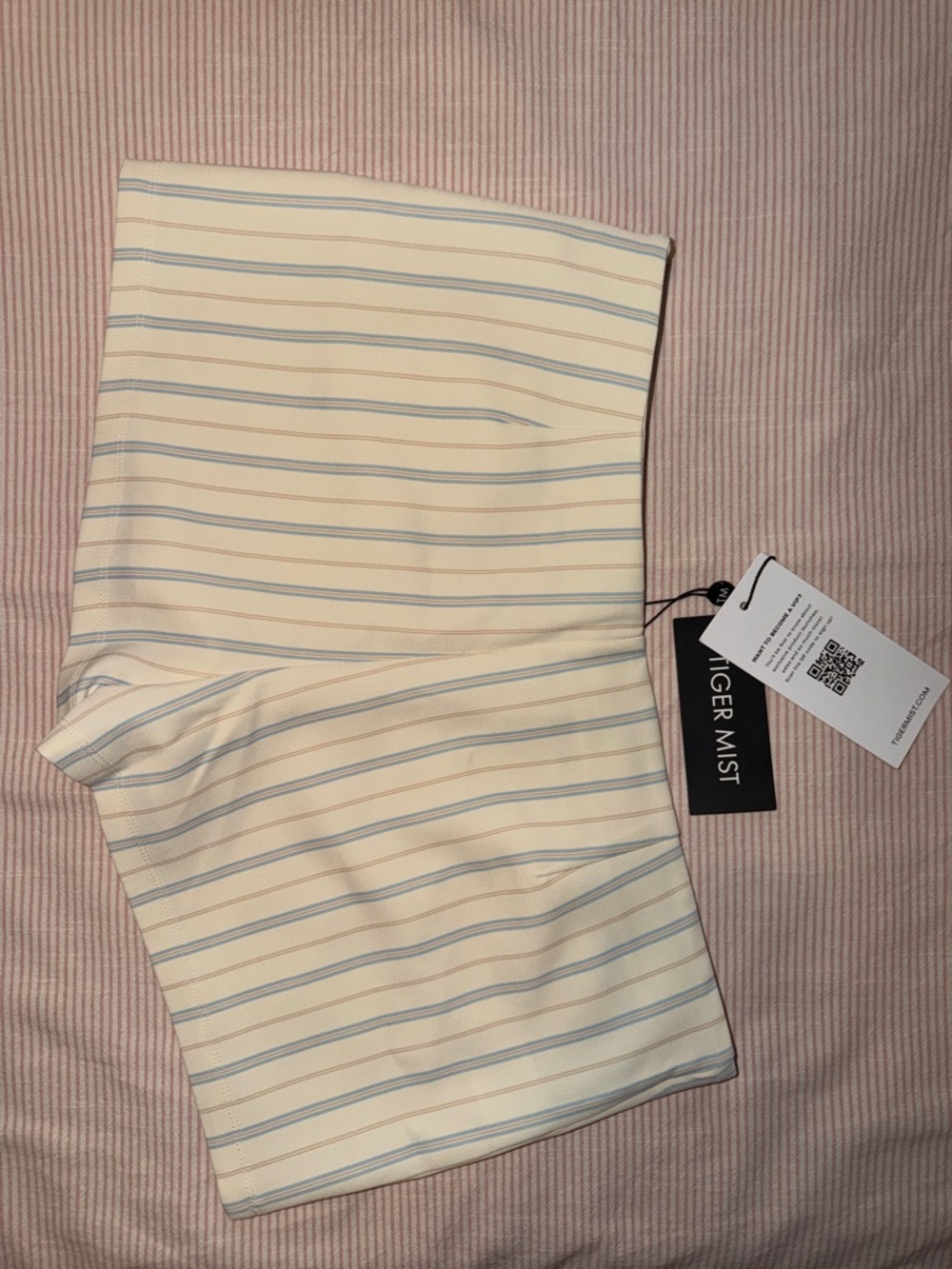Tiger Mist Cream Striped Ruffle Set - Picture 6 of 6